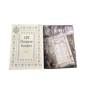 Designer Borders‎ Book 64 Gloria & Pat / Mom Poem Cross Stitch Patterns Hallmark